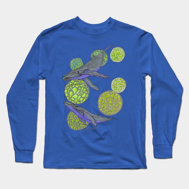 Swimming through the Deep Long Sleeve T-Shirt by Joseph Baker